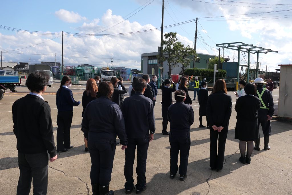 防火訓練　避難